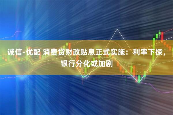 诚信-优配 消费贷财政贴息正式实施：利率下探，银行分化或加剧